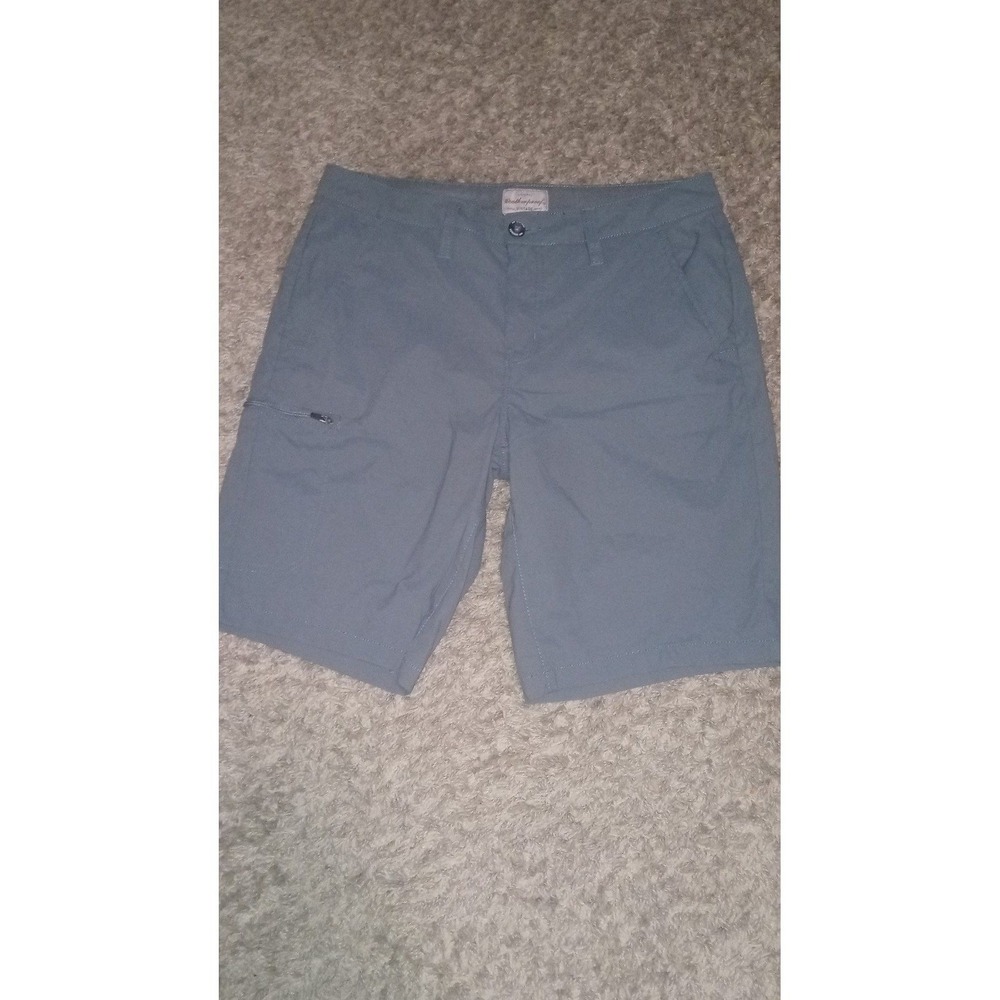 Men's Weatherproof Shorts Size 32 Color Gray Zipper Pockets Straight Fit...